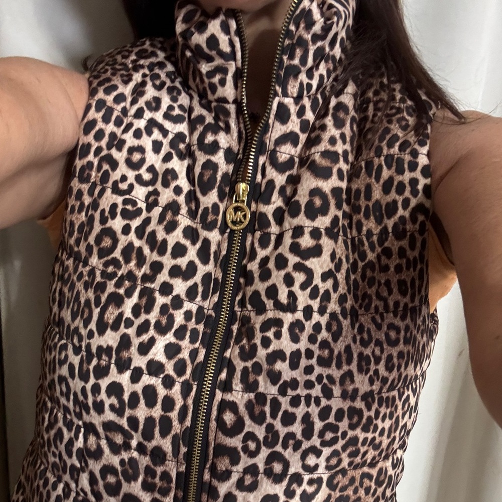 Michael Kors Animal Print Vest - Picture 11 of 11